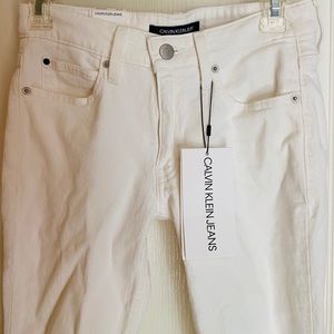 White Calvin Klein Jeans